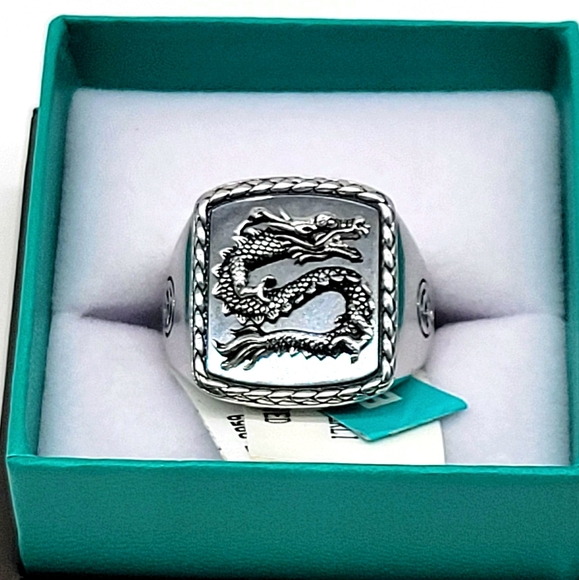 Effy Accessories Effy Mens Dragon Statement Ring With Genuine